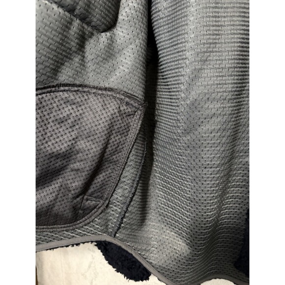 JCrew Large Nordic Sherpa Fleece Navy Shacket NWT'S Shirt Jacket Button Front - Picture 6 of 9